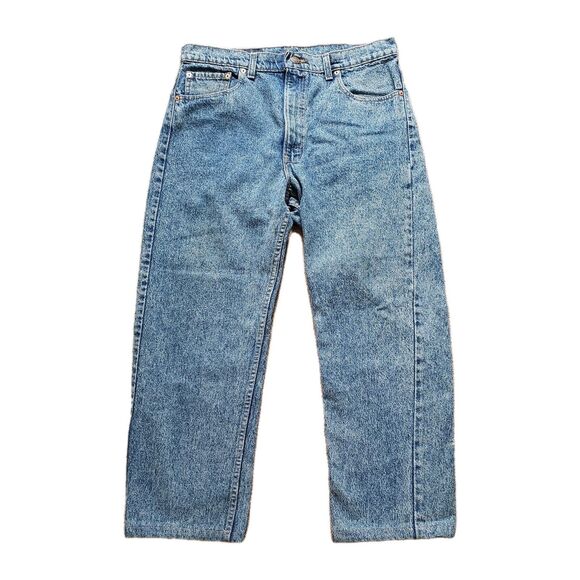 VTG 80s 90s Levi's 505XX Sz 36x36 (FITS 34x26) USA Made Mens Acid Wash Jeans - Picture 1 of 14